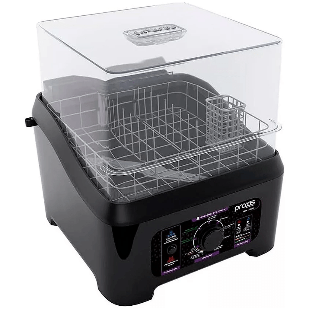 Lava Louças Praxis Portátil Automática - 5L / Preta - Imagem 2
