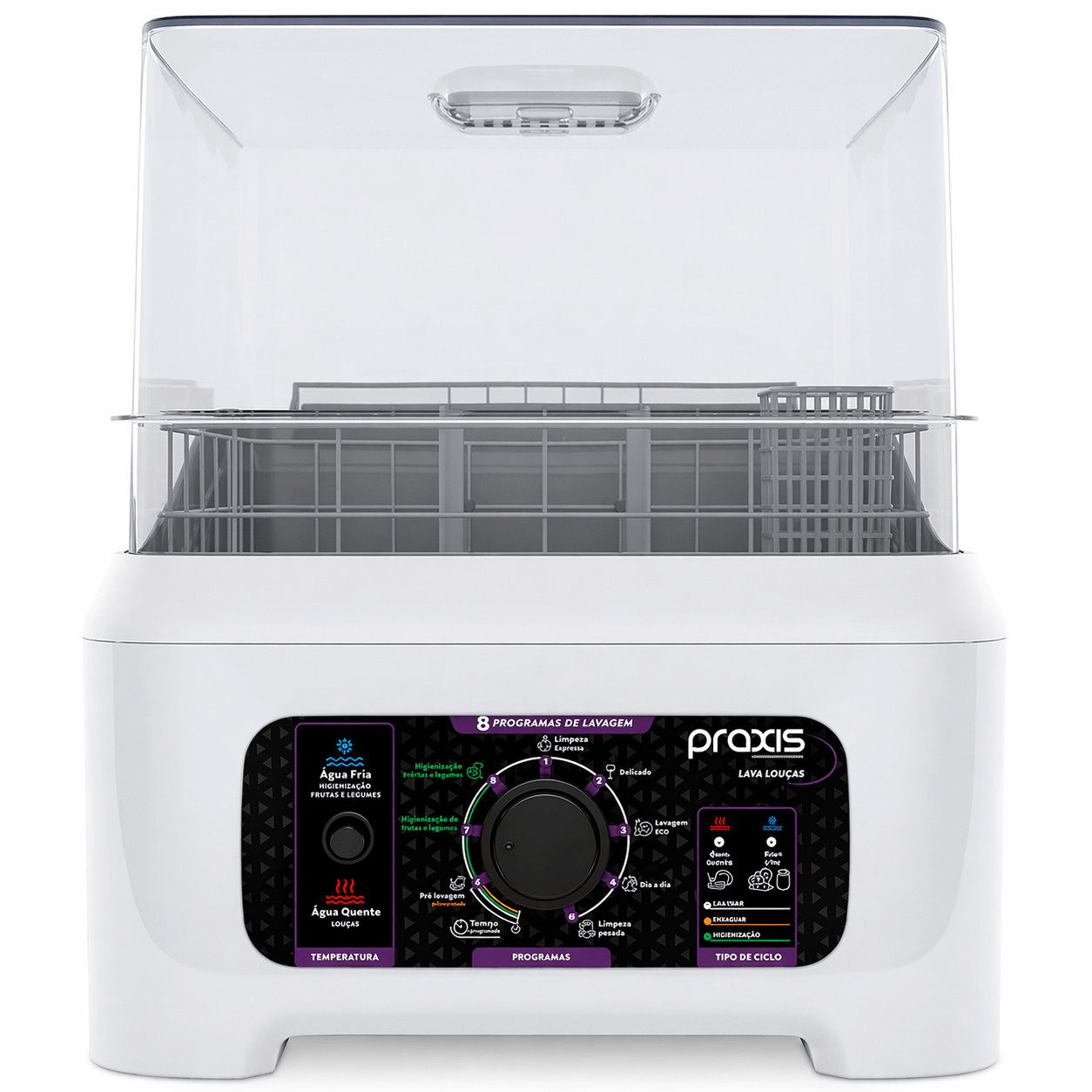 Lava Louças Praxis Portátil Automática - 5L / Branca - Imagem 1