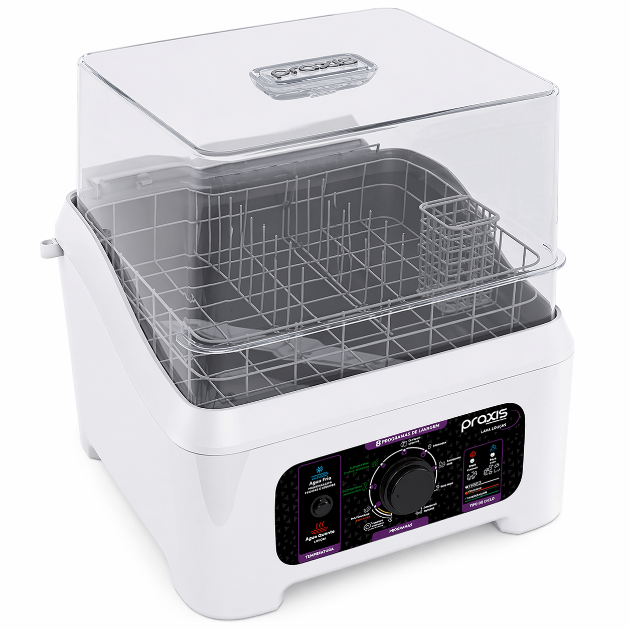 Lava Louças Praxis Portátil Automática - 5L / Branca - Imagem 2